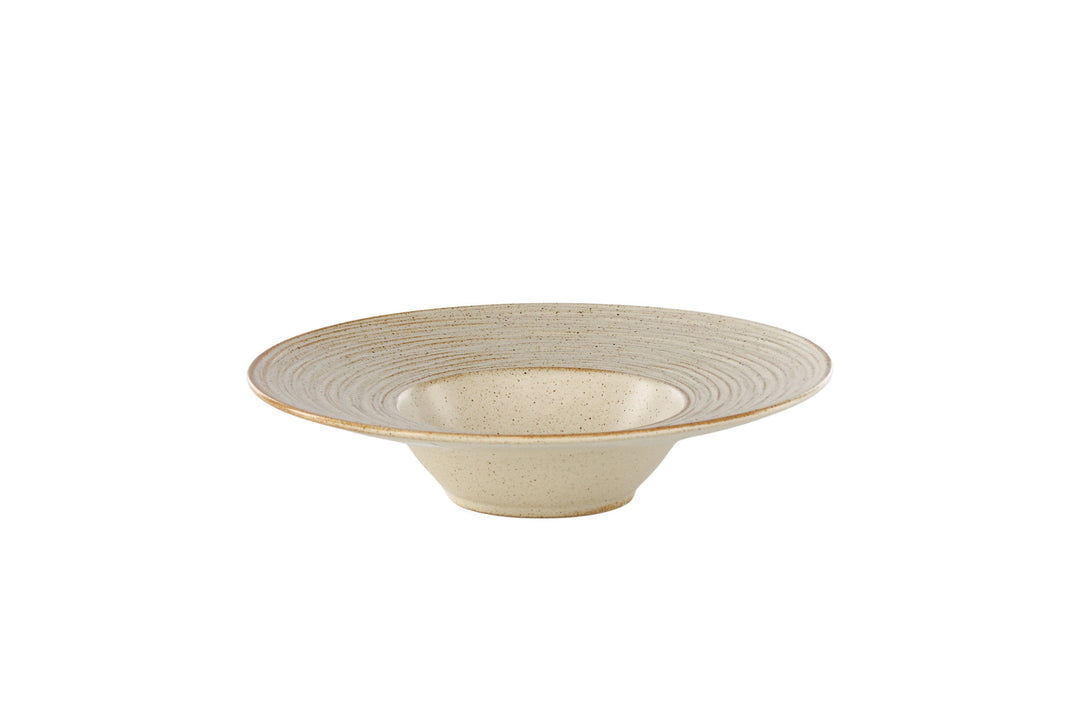 Venture Home Active Pasta Bowl 2-pack - Beige/Black Dots - 26*6cm