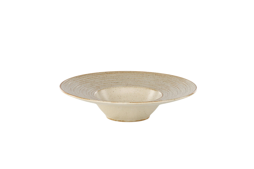 Venture Home Active Pasta Bowl 2-pack - Beige/Black Dots - 26*6cm