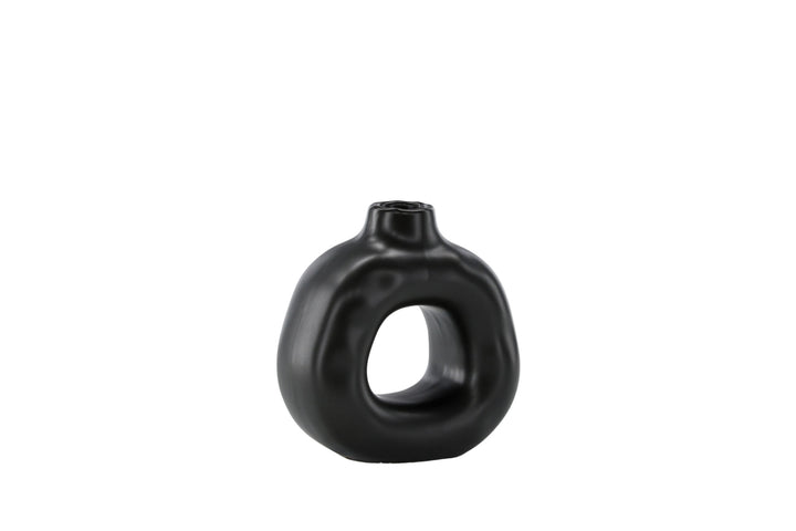 Venture Home Judi Candlestick - Matte black - 13*6*13Hcm