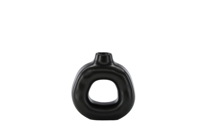 Venture Home Judi Candlestick - Matte black - 13*6*13Hcm