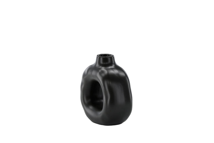 Venture Home Judi Candlestick - Matte black - 13*6*13Hcm