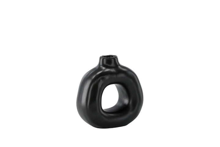 Venture Home Judi Candlestick - Matte black - 13*6*13Hcm