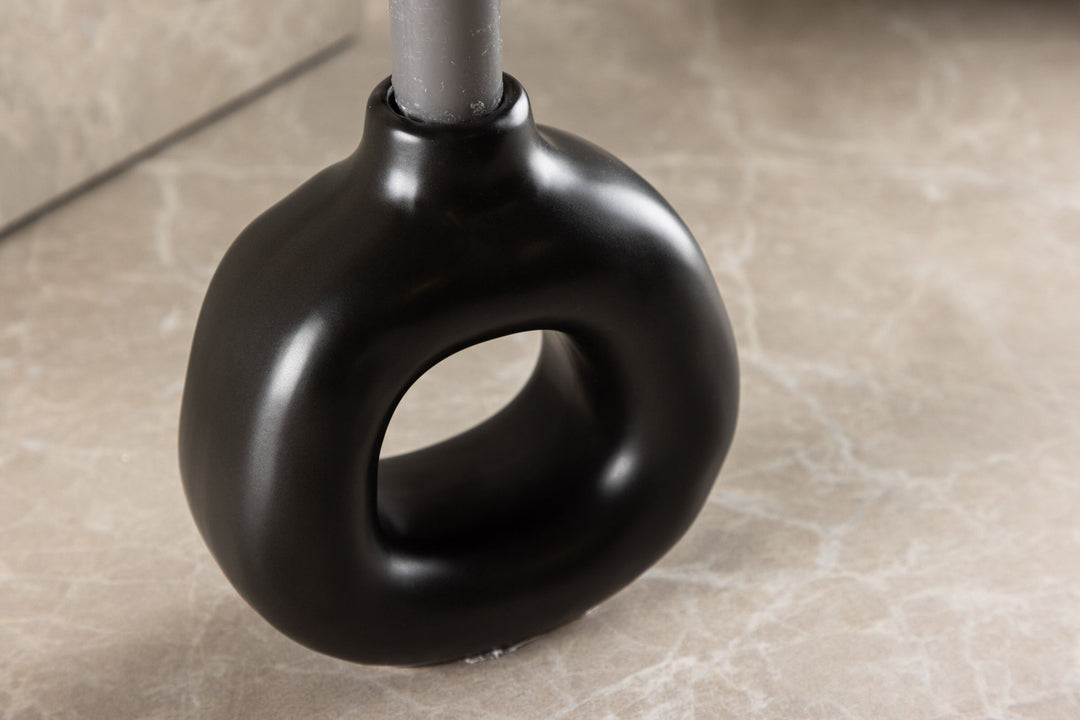 Venture Home Judi Candlestick - Matte black - 13*6*13Hcm