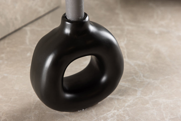 Venture Home Judi Candlestick - Matte black - 13*6*13Hcm