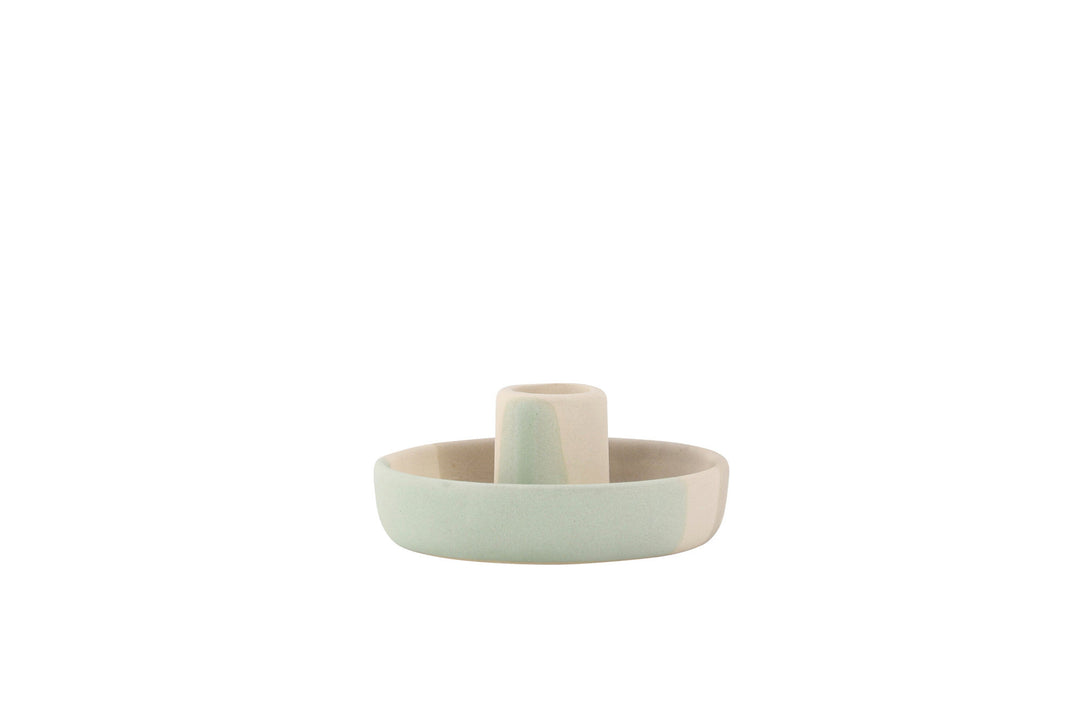 Venture Home Otis Candlestick - Mixed Colors (Beige/Green/Grey) - W11*H5cm