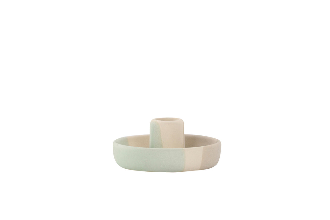 Venture Home Otis Candlestick - Mixed Colors (Beige/Green/Grey) - W11*H5cm