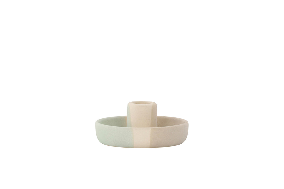 Venture Home Otis Candlestick - Mixed Colors (Beige/Green/Grey) - W11*H5cm