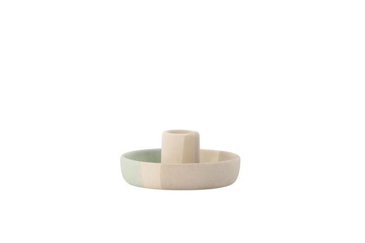 Venture Home Otis Candlestick - Mixed Colors (Beige/Green/Grey) - W11*H5cm