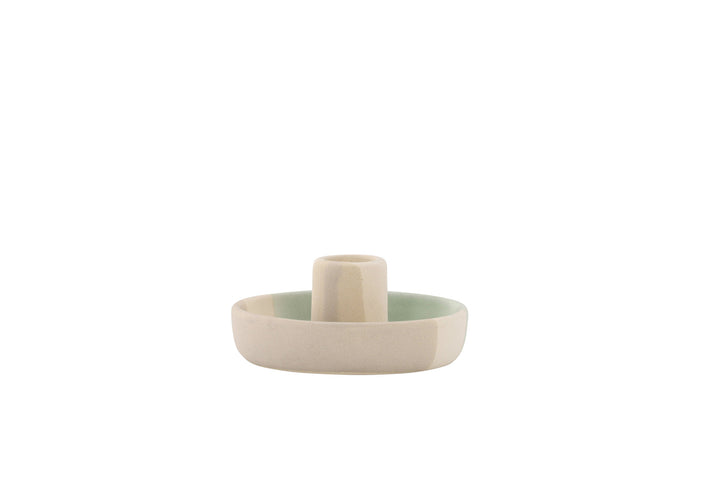 Venture Home Otis Candlestick - Mixed Colors (Beige/Green/Grey) - W11*H5cm