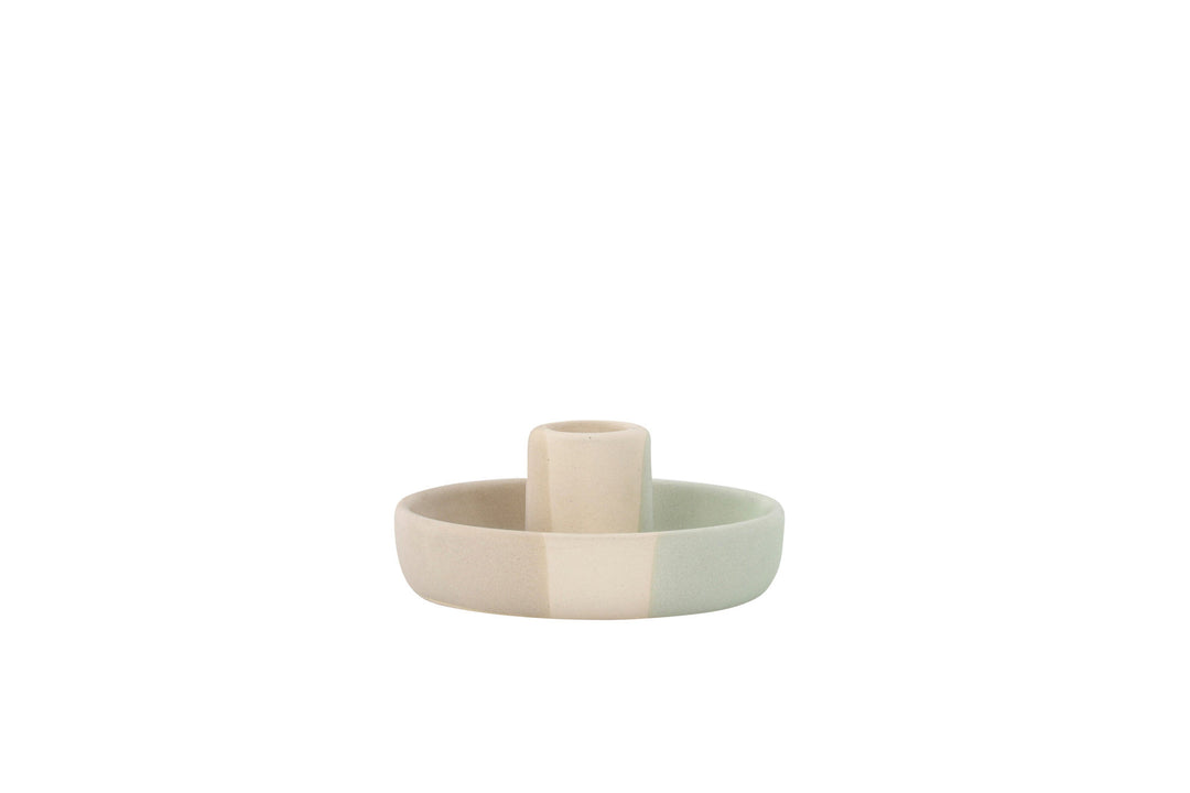 Venture Home Otis Candlestick - Mixed Colors (Beige/Green/Grey) - W11*H5cm