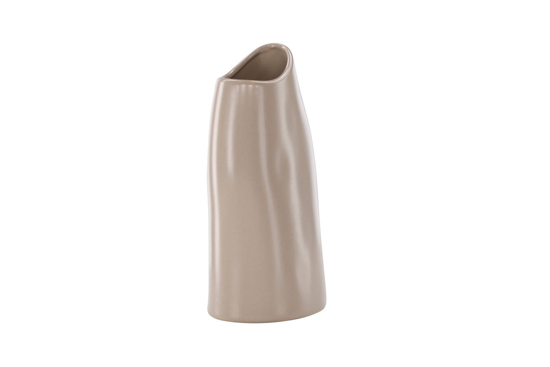 Venture Home Ernst Vase - Dark Beige - 12*9*23Hcm