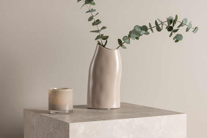 Venture Home Ernst Vase - Dark Beige - 12*9*23Hcm
