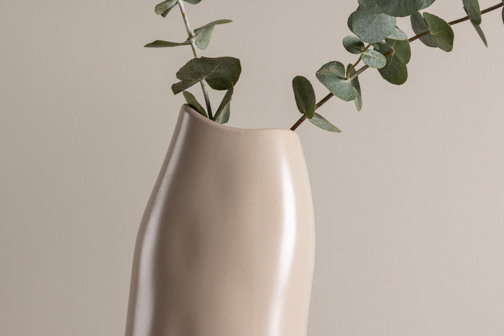 Venture Home Ernst Vase - Dark Beige - 12*9*23Hcm