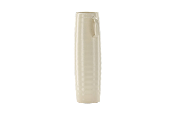 Venture Home Cent Vase - Beige/Black Dots - 19*13*41cm
