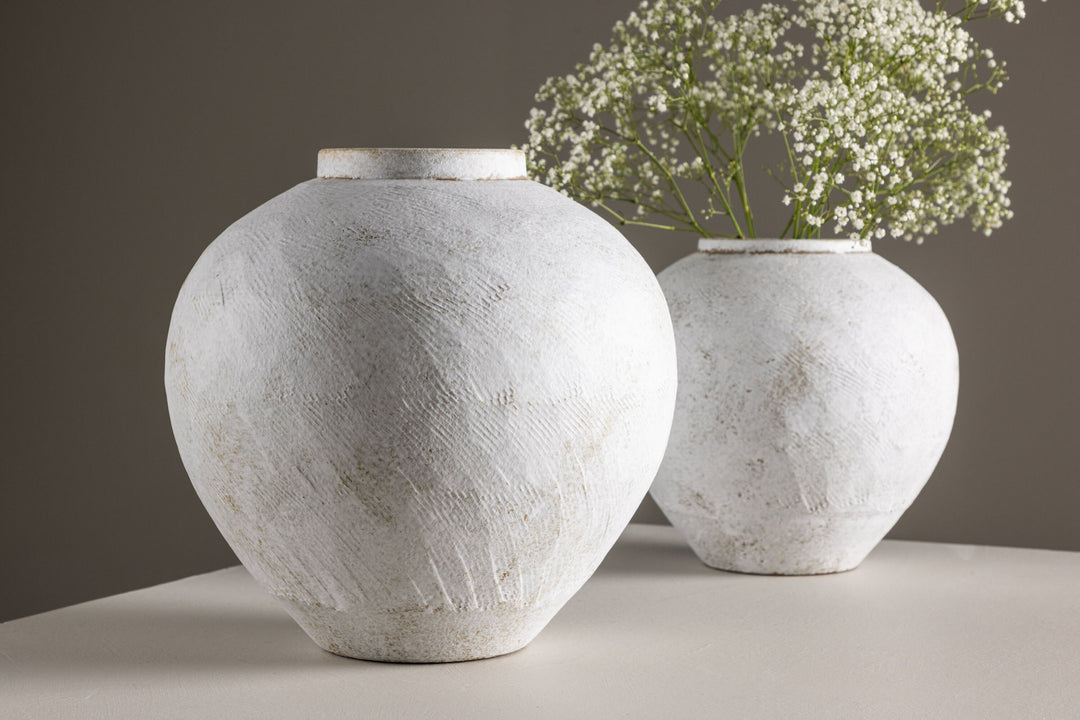 Venture Home Globe Vase - Beige/Brown - 13*28*29Hcm