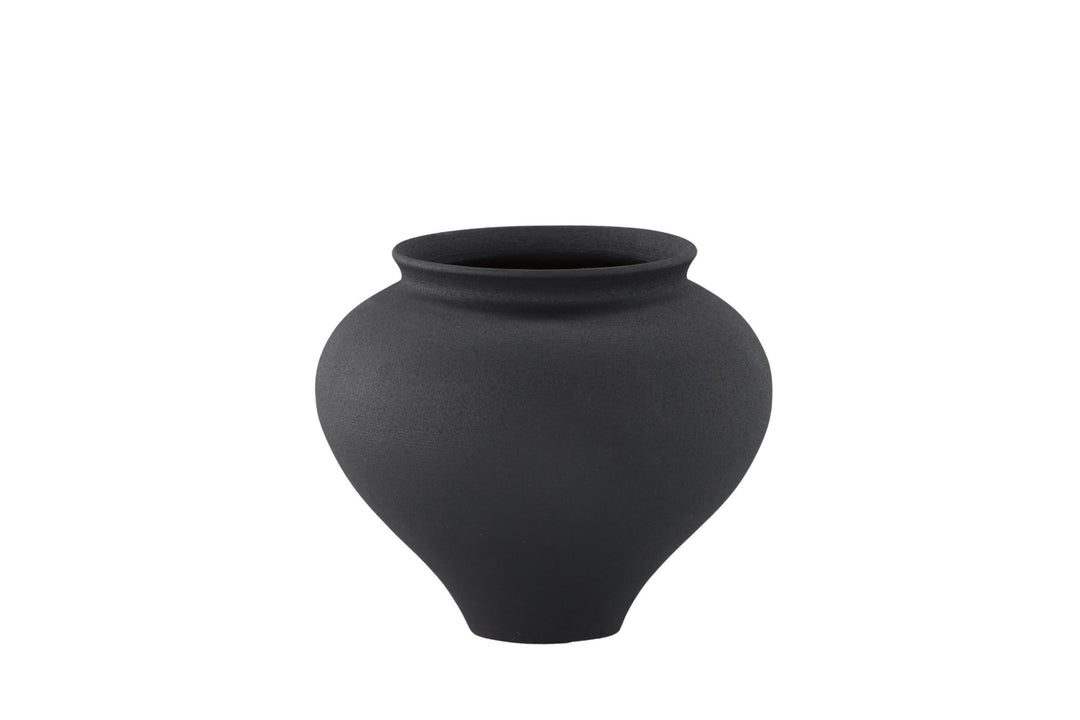 Venture Home Rellis Vase - Black  - D11*H18*B18cm