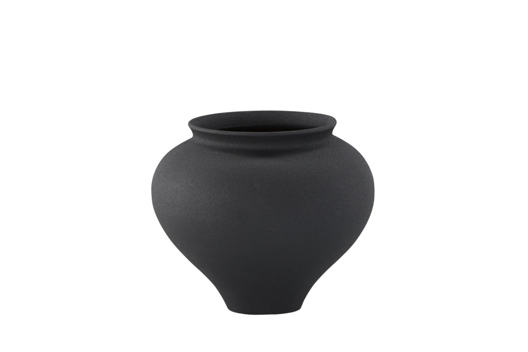 Venture Home Rellis Vase - Black  - D11*H18*B18cm
