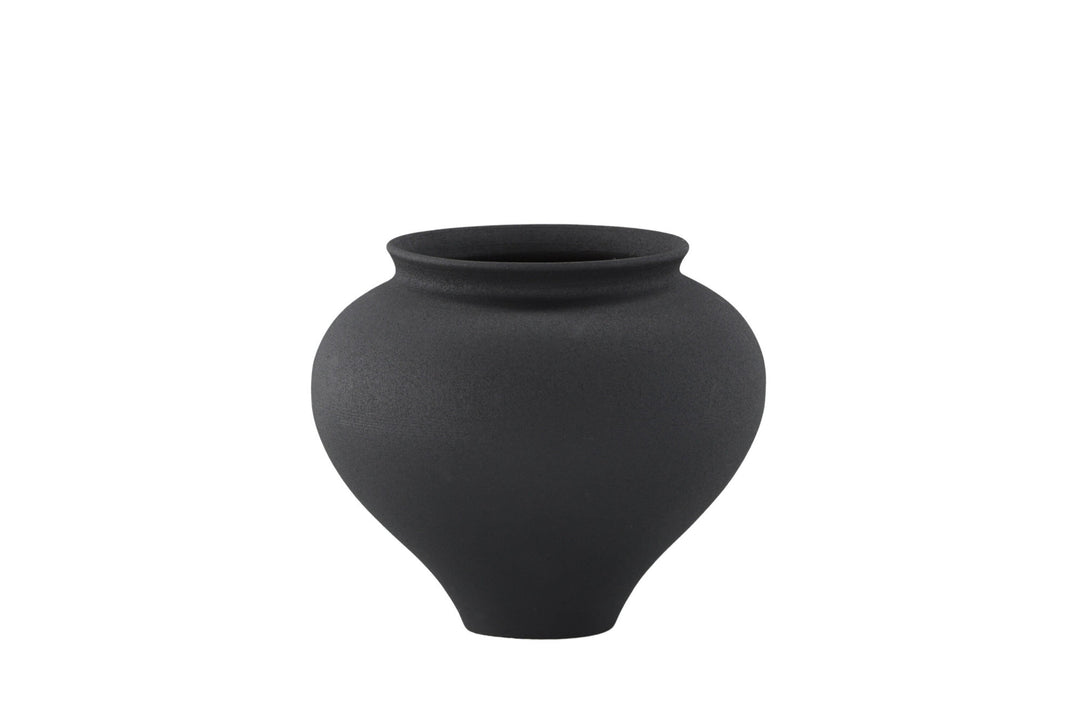 Venture Home Rellis Vase - Black  - D11*H18*B18cm