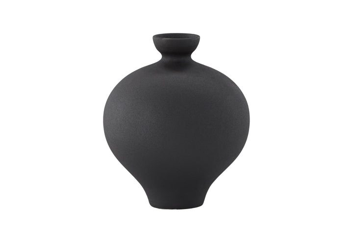 Venture Home Rellis Vase - Black - D6*H24*B20cm