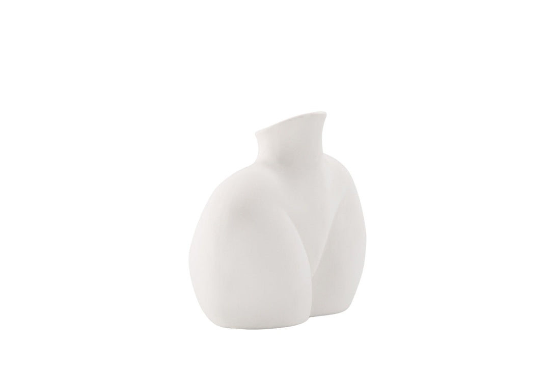 Venture Home Harvey Vase - Offwhite - 17*10*15Hcm