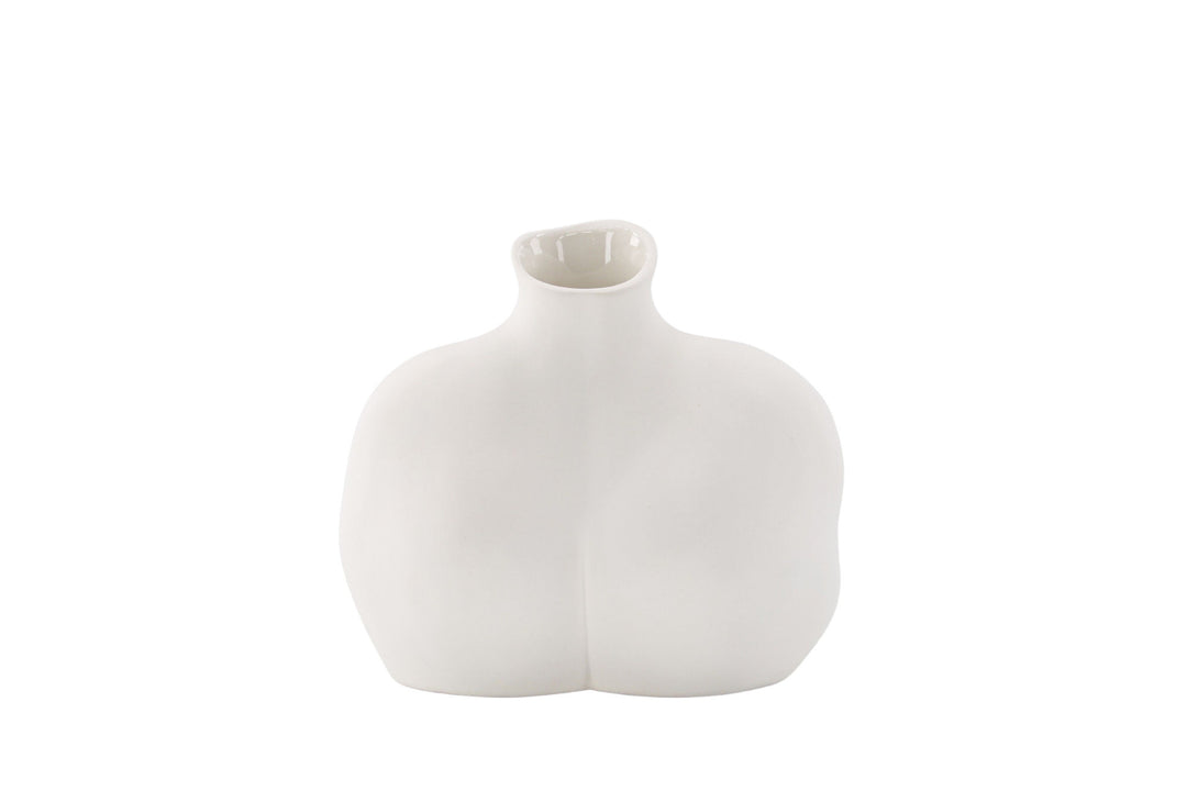 Venture Home Harvey Vase - Offwhite - 17*10*15Hcm