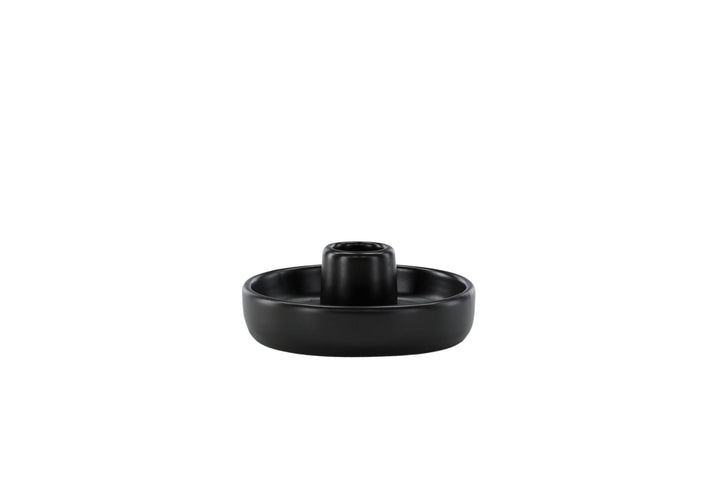 Venture Home Otis Candlestick - Black - W11*H5cm