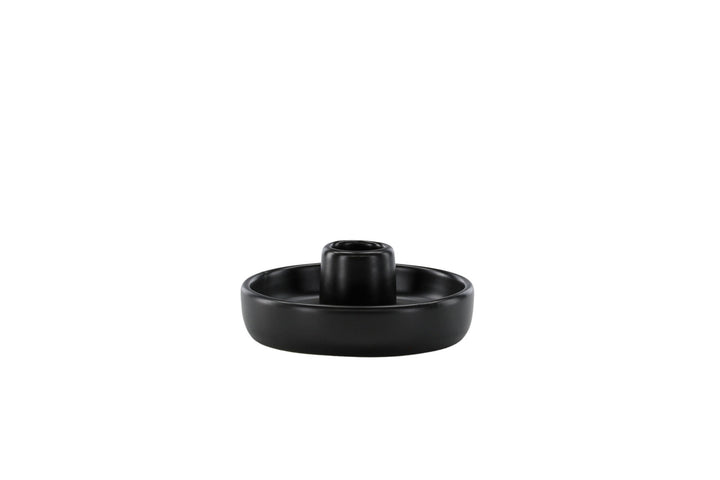 Venture Home Otis Candlestick - Black - W11*H5cm