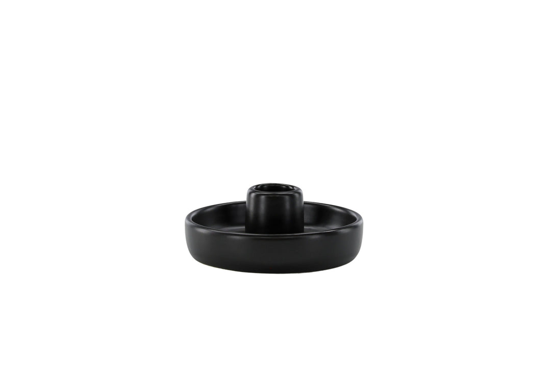 Venture Home Otis Candlestick - Black - W11*H5cm