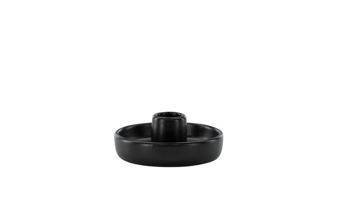 Venture Home Otis Candlestick - Black - W11*H5cm