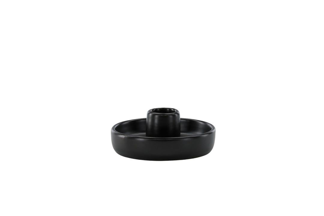 Venture Home Otis Candlestick - Black - W11*H5cm