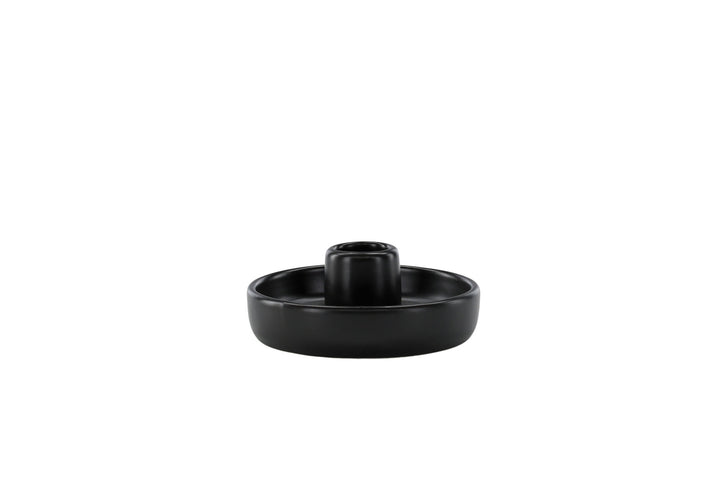 Venture Home Otis Candlestick - Black - W11*H5cm