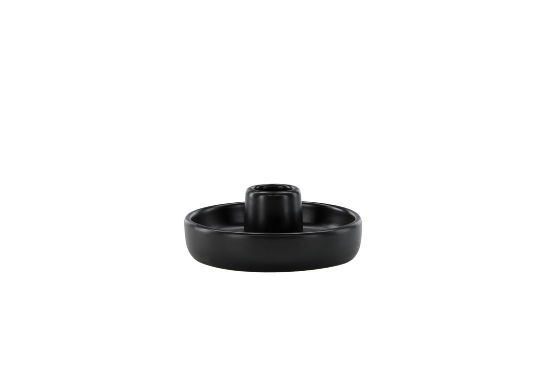 Venture Home Otis Candlestick - Black - W11*H5cm