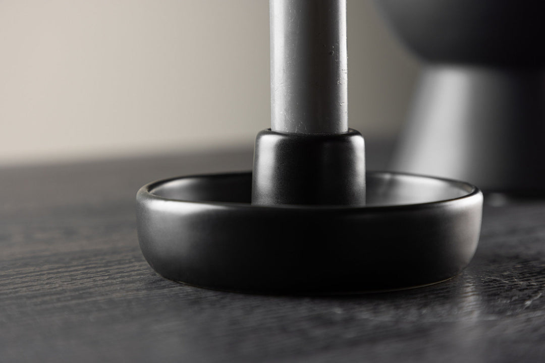 Venture Home Otis Candlestick - Black - W11*H5cm