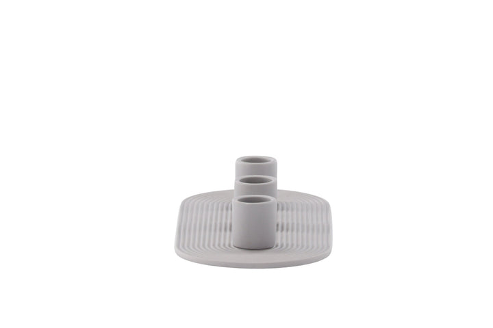 Venture Home Dian Candlestick - Grey - W24*H4cm