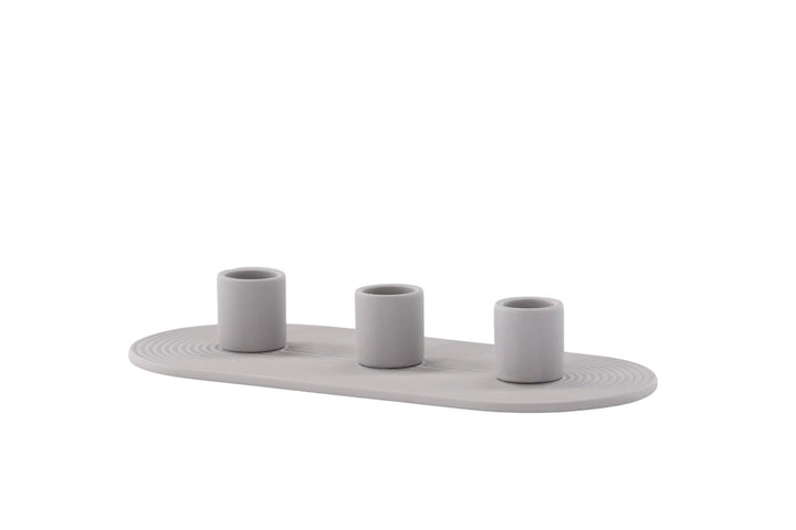Venture Home Dian Candlestick - Grey - W24*H4cm