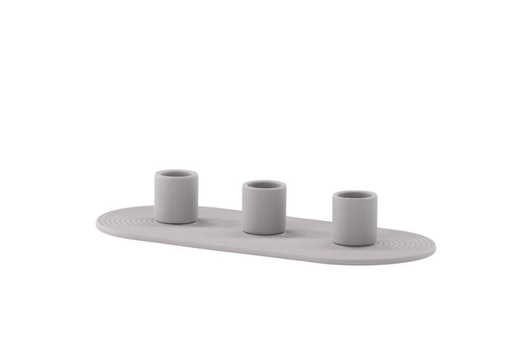 Venture Home Dian Candlestick - Grey - W24*H4cm