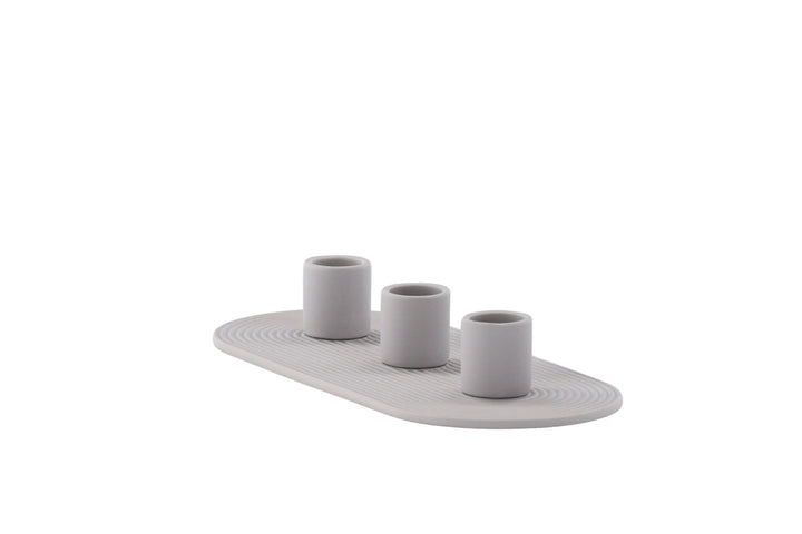 Venture Home Dian Candlestick - Grey - W24*H4cm