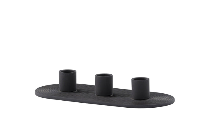 Venture Home Dian Candlestick - Black - W24*H4cm