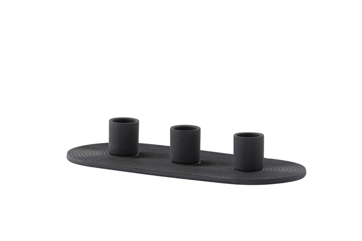 Venture Home Dian Candlestick - Black - W24*H4cm