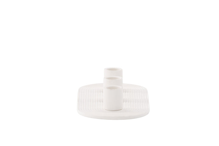 Venture Home Dian Candlestick - White - W24*H4cm