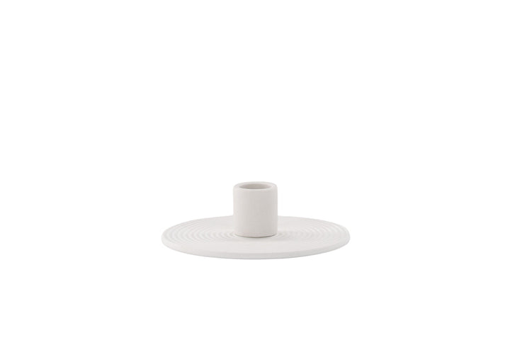 Venture Home Dian Candlestick - White - W12*H4cm
