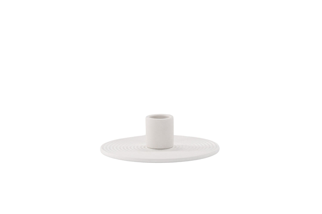 Venture Home Dian Candlestick - White - W12*H4cm