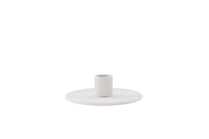 Venture Home Dian Candlestick - White - W12*H4cm