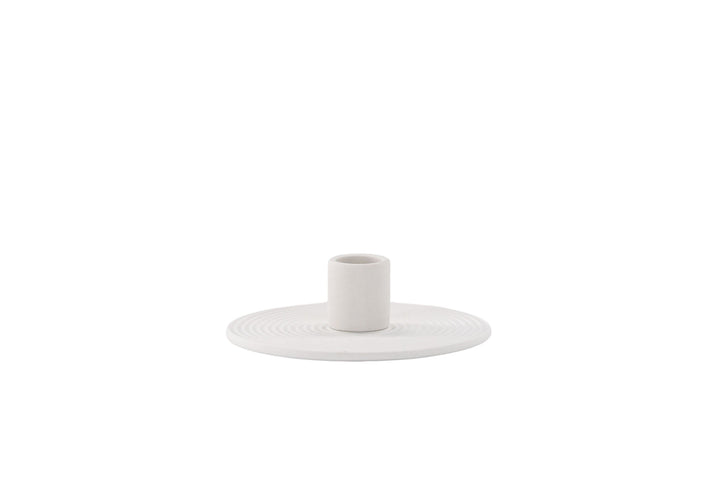 Venture Home Dian Candlestick - White - W12*H4cm