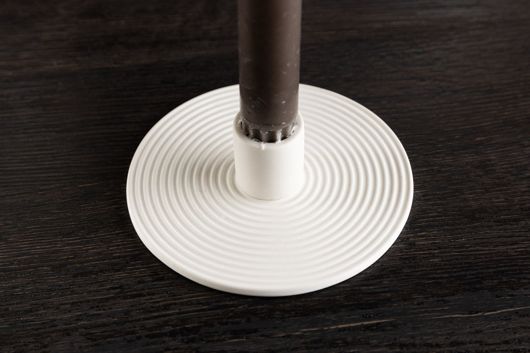 Venture Home Dian Candlestick - White - W12*H4cm