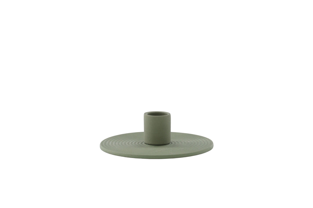 Venture Home Dian Candlestick - Olivegreen - W12*H4cm