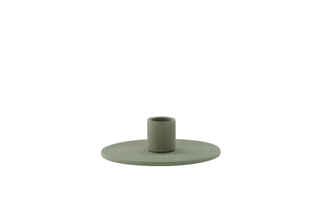 Venture Home Dian Candlestick - Olivegreen - W12*H4cm