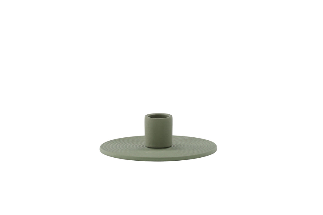 Venture Home Dian Candlestick - Olivegreen - W12*H4cm