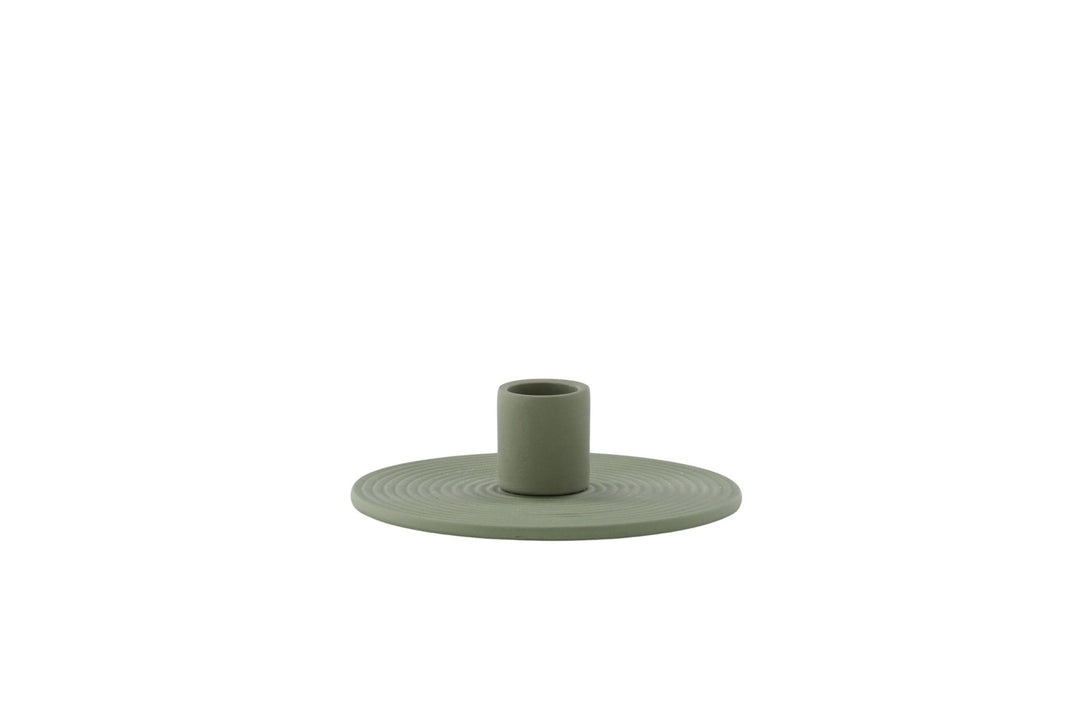 Venture Home Dian Candlestick - Olivegreen - W12*H4cm