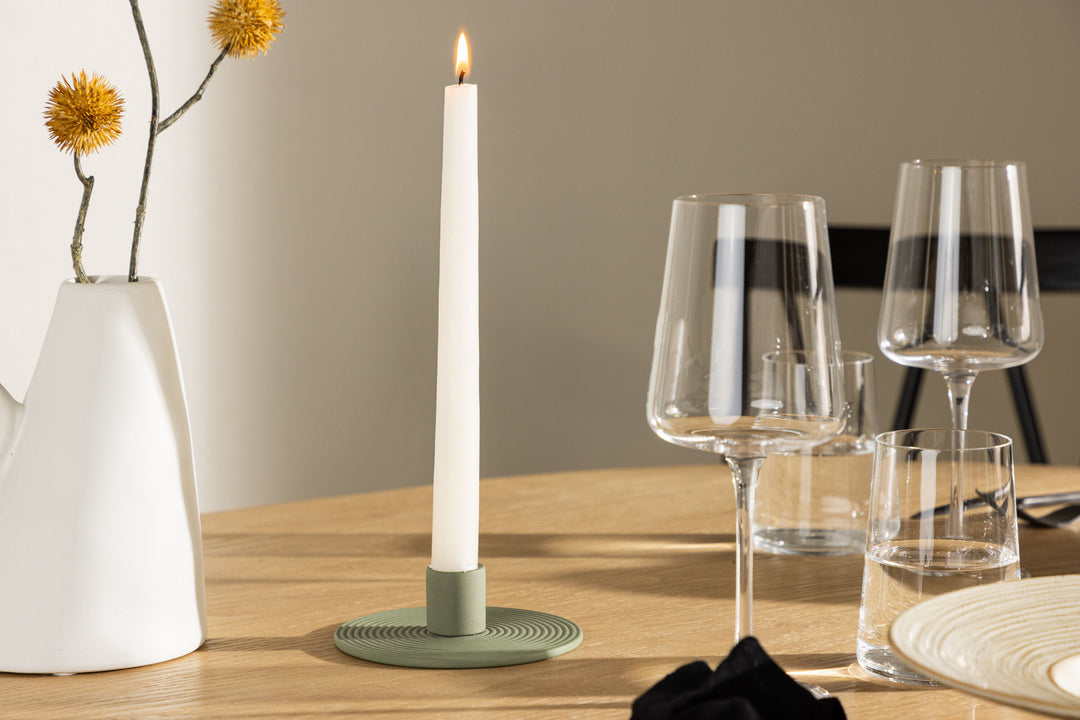 Venture Home Dian Candlestick - Olivegreen - W12*H4cm